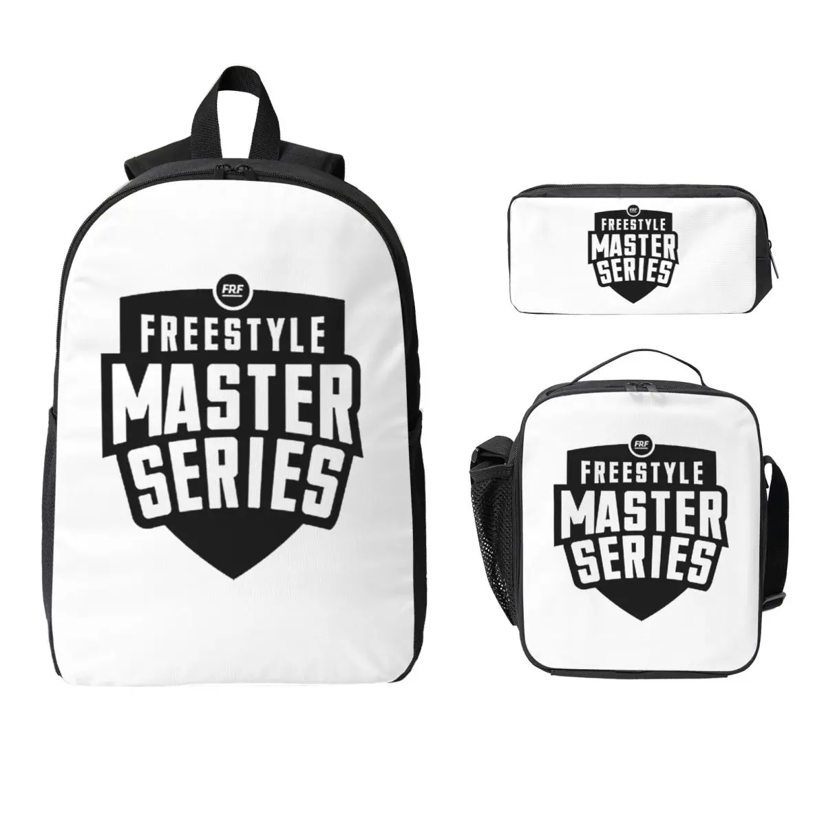 FMS LOGO FREESTYLE MASTER SERIES LOGO Backpack BookBag School Bag Laptop Shoulder Bags 3ps Insulated Lunch Bag Pencil Case
FMS LOGO FREESTYLE MASTER SERIES LOGO Backpack BookBag School Bag Laptop Shoulder Bags 3ps Insulated Lunch Bag Pencil Case