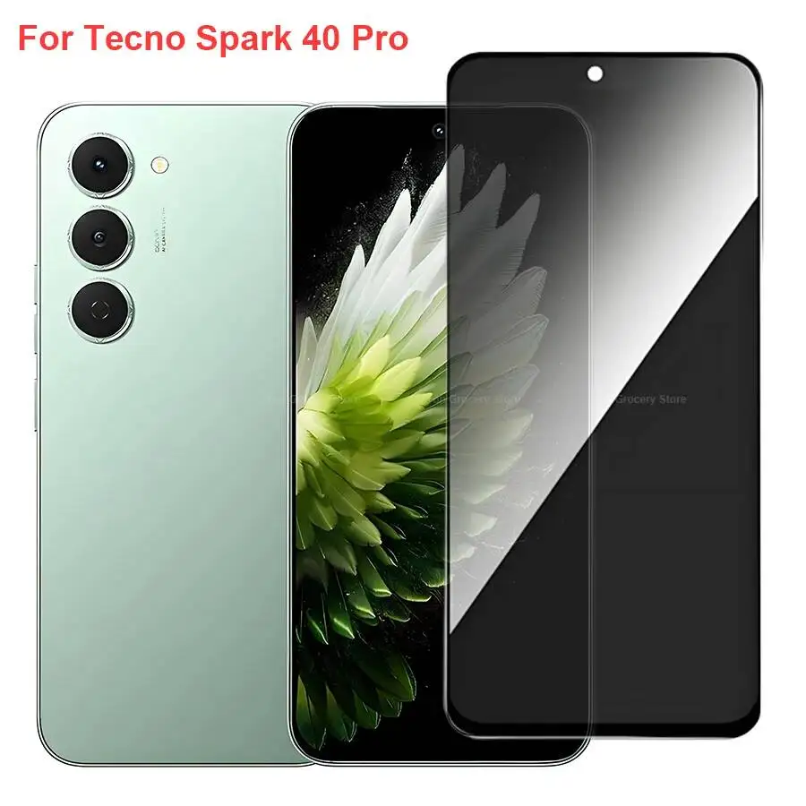 Spark 40 KM7 Anti Spy Privacy Tempered Glass Screen Protector Compatible For Tecno Spark40 Pro Phone Film
Spark 40 KM7 Anti Spy Privacy Tempered Glass Screen Protector Compatible For Tecno Spark40 Pro Phone Film