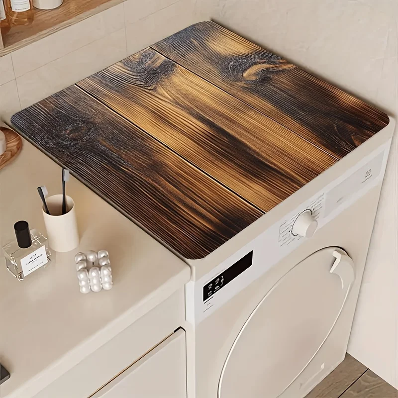 1 шт. Защитный коврик под стиральную машину с текстурой под дерево, современный универсальный коврик для защиты бытовой техники и посуды в ванной и прачечной
1 шт. Защитный коврик под стиральную машину с текстурой под дерево, современный универсальный коврик для защиты бытовой техники и посуды в ванной и прачечной
