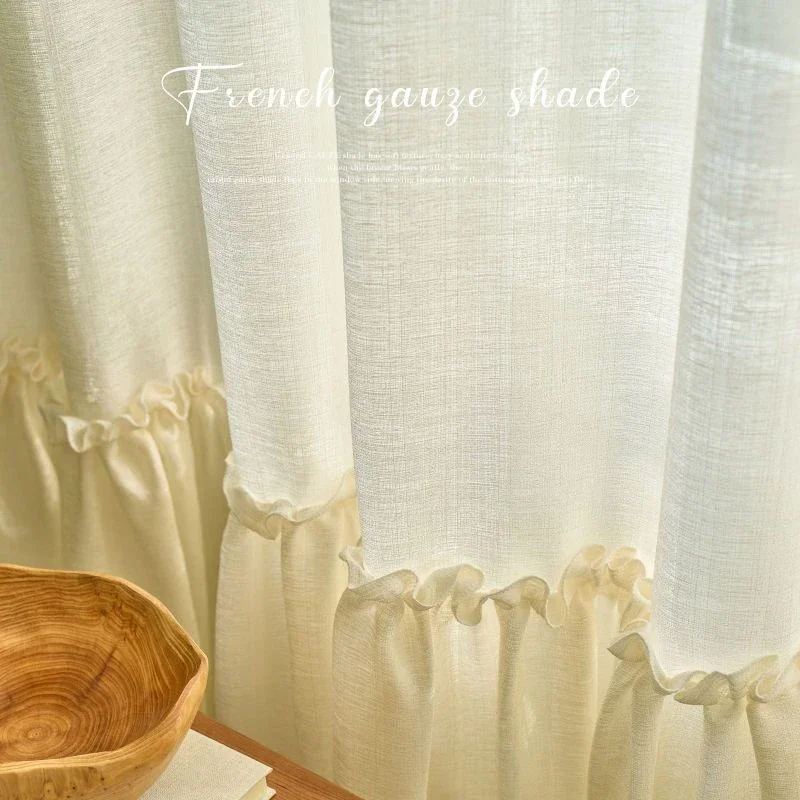 Linen Textured Sheer Curtains White Ruffle Edge Shabby Chic Voile Window Curtain 1 Panel for Bedroom Living Room Light Filtering
Linen Textured Sheer Curtains White Ruffle Edge Shabby Chic Voile Window Curtain 1 Panel for Bedroom Living Room Light Filtering