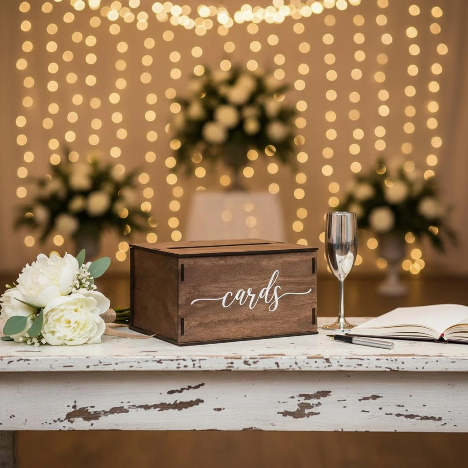 Wooden Card Box Elegant Design Wedding Card Box Party Supplies Reusable Large Size
Wooden Card Box Elegant Design Wedding Card Box Party Supplies Reusable Large Size