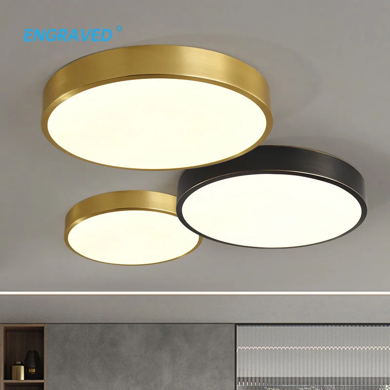 ENGRAVED Led All Copper Ceiling Lamp Simple Living Room Creative Personality Nordic Light Luxury Master Bedroom Lamp Warm Lamp
ENGRAVED Led All Copper Ceiling Lamp Simple Living Room Creative Personality Nordic Light Luxury Master Bedroom Lamp Warm Lamp