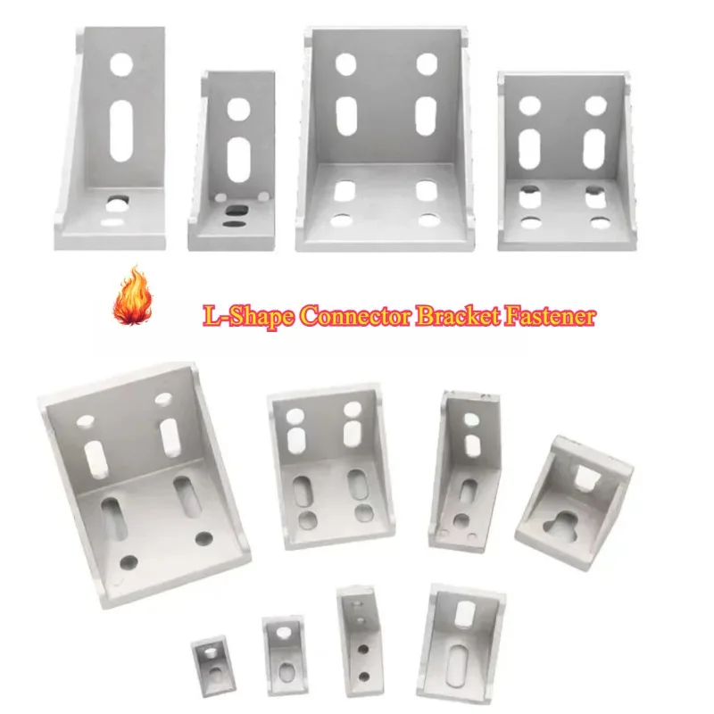 L-Shape Connector Bracket Fastener Aluminum Connector 2020 2028 2040 3030 3060 4040 Industrial Aluminum Profile CNC
L-Shape Connector Bracket Fastener Aluminum Connector 2020 2028 2040 3030 3060 4040 Industrial Aluminum Profile CNC