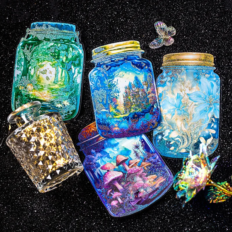 5pcs/bag Galaxy Light Stickers Bag View in A Bottle Scrapbooking Journaling Material Big Size Decorative Collage Sticker for DIY
5pcs/bag Galaxy Light Stickers Bag View in A Bottle Scrapbooking Journaling Material Big Size Decorative Collage Sticker for DIY