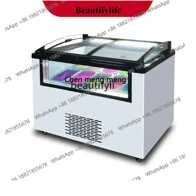 X Ice cream cabinet Commercial thick cut fried yogurt frozen ice cream ice cream display cabinet
X Ice cream cabinet Commercial thick cut fried yogurt frozen ice cream ice cream display cabinet