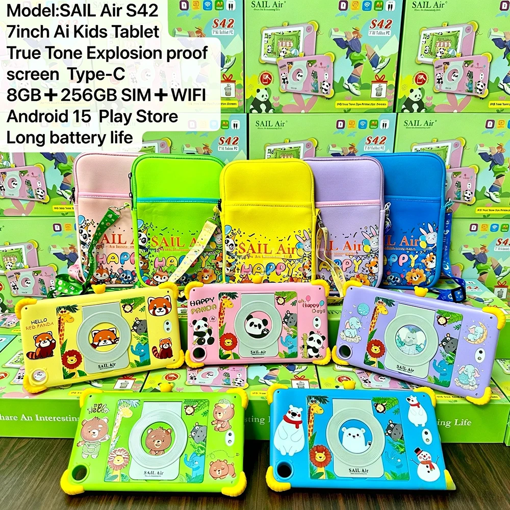 SAIL Air S42 7 Inch Kid's Tablet 8GB+256GB SIM+WIFI Android 15 Play Store Children's AI Learning Machine
SAIL Air S42 7 Inch Kid's Tablet 8GB+256GB SIM+WIFI Android 15 Play Store Children's AI Learning Machine