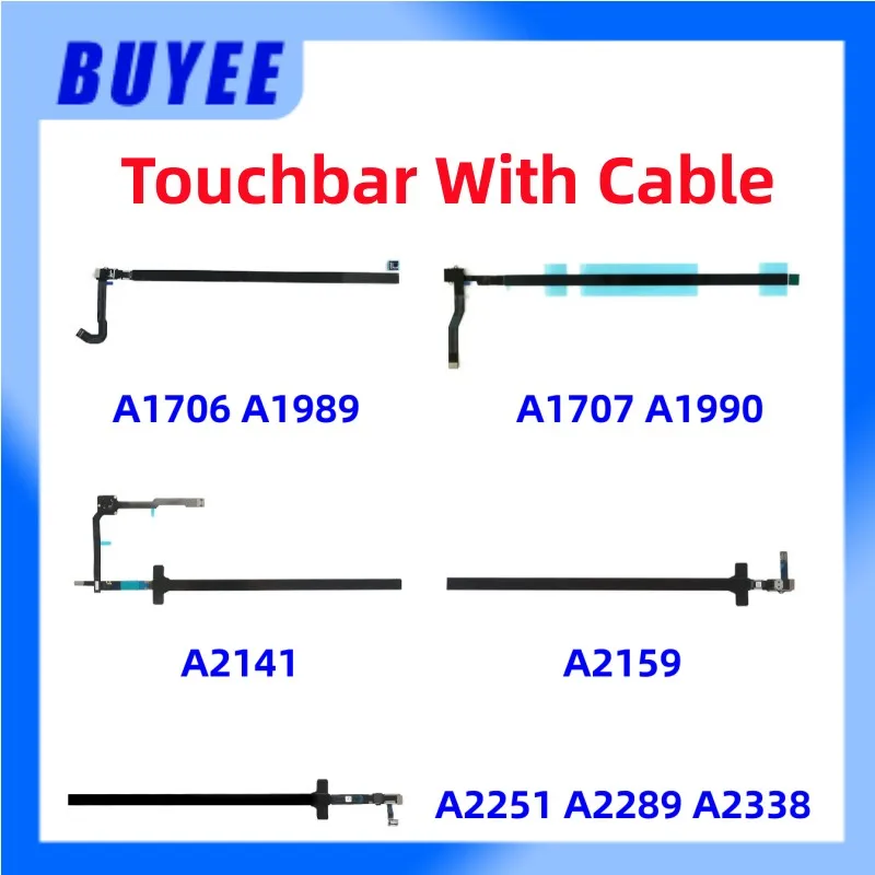 New Original Touch Bar For Macbook Pro A1706 A1989 A1707 A1990 A2141 A2159 A2251 A2289 A2338 Touchbar With Cable
New Original Touch Bar For Macbook Pro A1706 A1989 A1707 A1990 A2141 A2159 A2251 A2289 A2338 Touchbar With Cable
