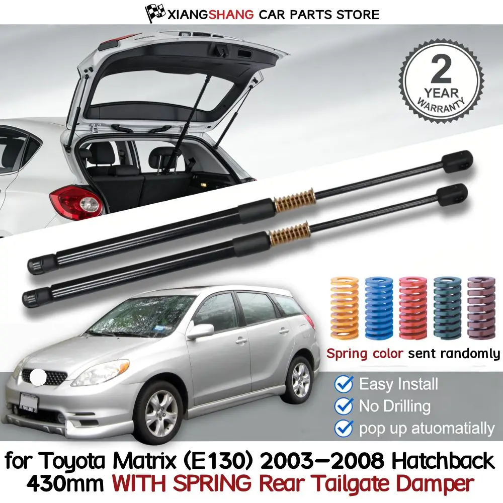2pcs Rear Pop out Auto Open With Die Springs Damper Trunk for Toyota Matrix (E130) 2003-2008 Hatchback Tailgate Gas Struts
2pcs Rear Pop out Auto Open With Die Springs Damper Trunk for Toyota Matrix (E130) 2003-2008 Hatchback Tailgate Gas Struts