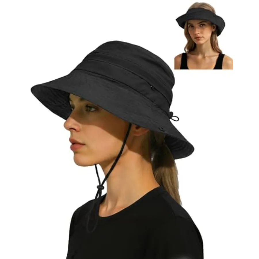 Sun Hats for Women Men, Waterproof Packable 2 in 1 UV Protection Sunhat for Summer Hiking Outdoor Garden
Sun Hats for Women Men, Waterproof Packable 2 in 1 UV Protection Sunhat for Summer Hiking Outdoor Garden
