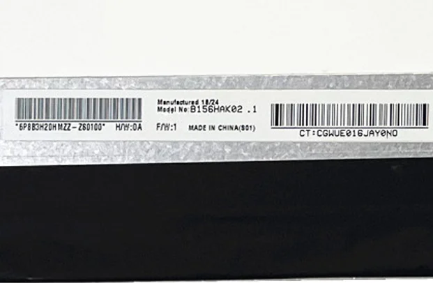 B156HAK02.1 EDP 40 Pins 1920*1080 15.6'' Laptop LCD Touch Screen Display Panel Matrix
B156HAK02.1 EDP 40 Pins 1920*1080 15.6'' Laptop LCD Touch Screen Display Panel Matrix
