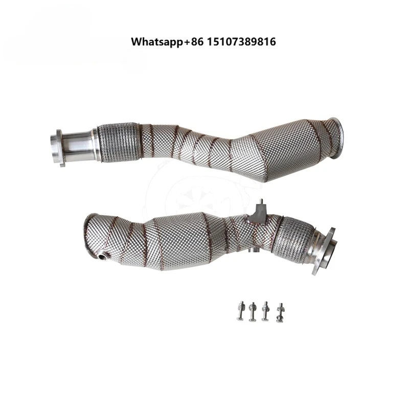 Exhaust Catalytic Downpipe for X3M X4M F97 F98 3.0T S58 2019+ with Heat Shield
Exhaust Catalytic Downpipe for X3M X4M F97 F98 3.0T S58 2019+ with Heat Shield