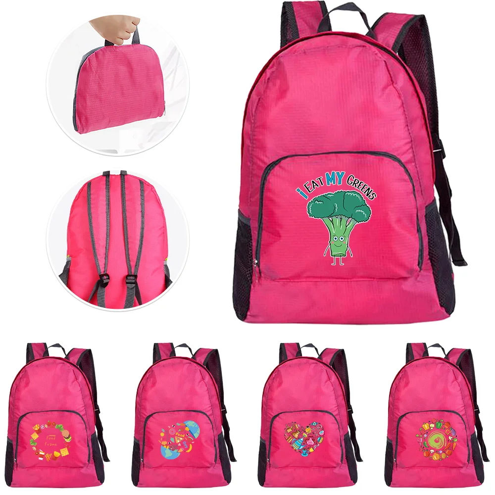 Hiking Daypack Food Printing Serie Foldable Company Activity Outdoor Travel Bag S Reusable Eco-friendly Storage Backpack
Hiking Daypack Food Printing Serie Foldable Company Activity Outdoor Travel Bag S Reusable Eco-friendly Storage Backpack