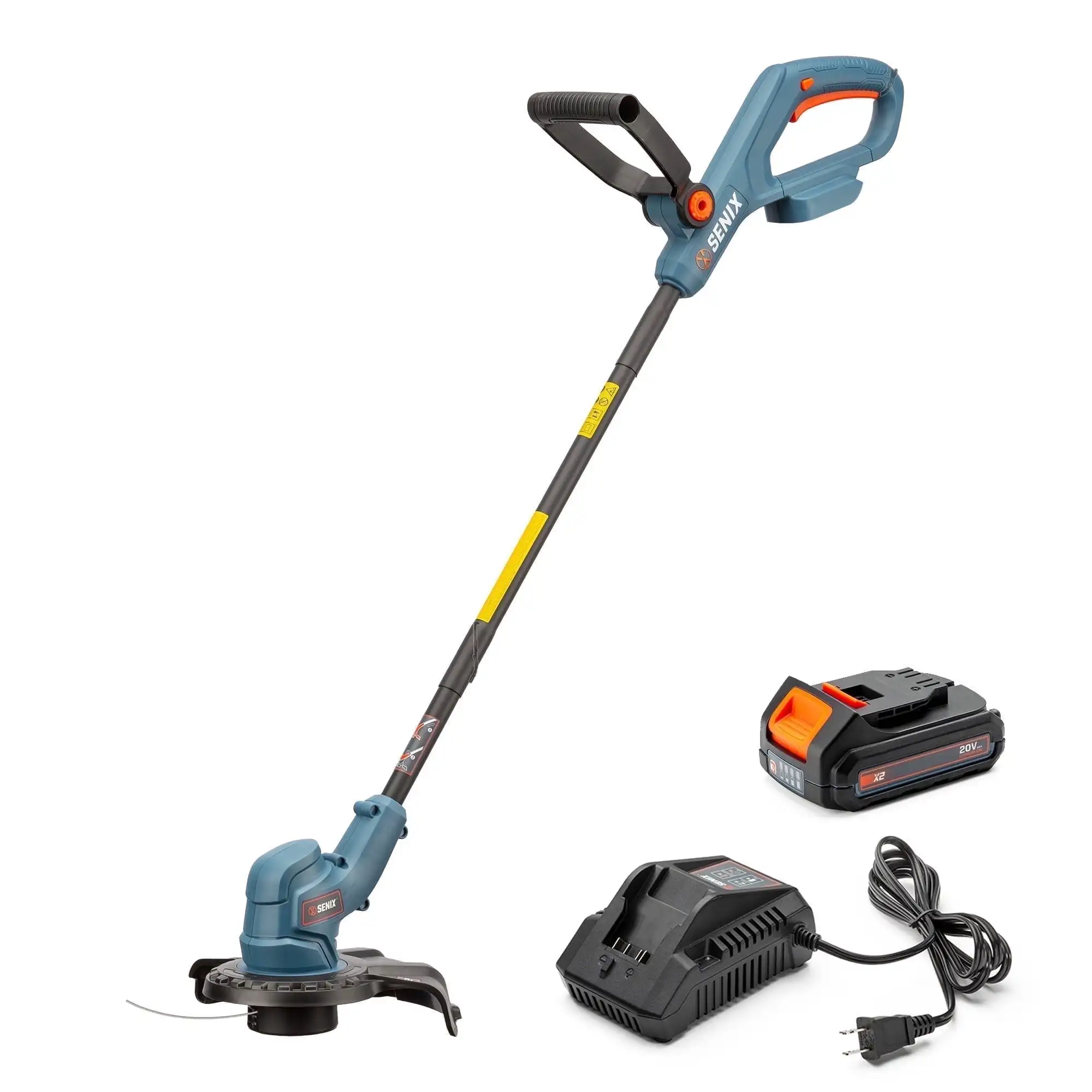 20V 10" Cordless Weed Eater, Grass Trimmer, Rotating Split Shaft, Angle-adjust Assistant Grip
20V 10" Cordless Weed Eater, Grass Trimmer, Rotating Split Shaft, Angle-adjust Assistant Grip