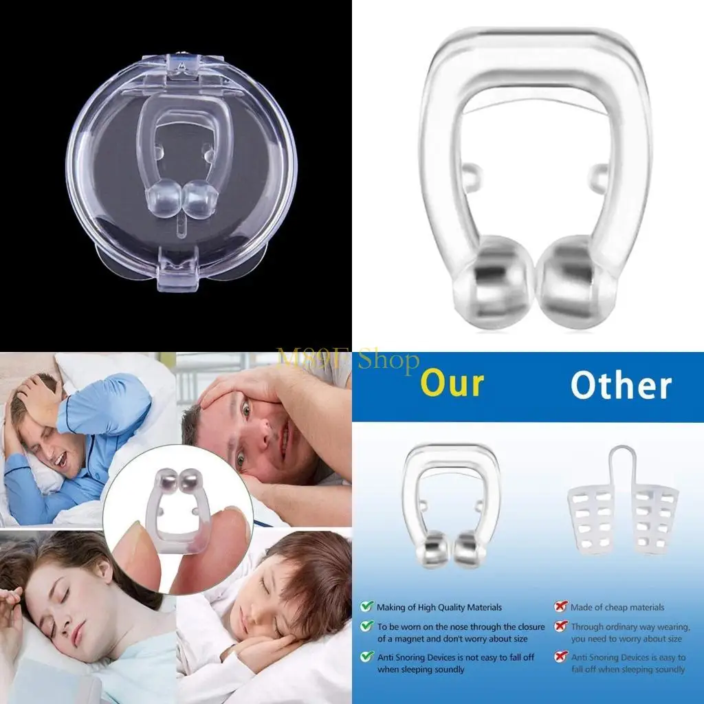 M89F Профессиональное устройство против храпа, силикагель, магнитный зажим против храпа, прозрачный инструмент для зажима для
M89F Профессиональное устройство против храпа, силикагель, магнитный зажим против храпа, прозрачный инструмент для зажима для