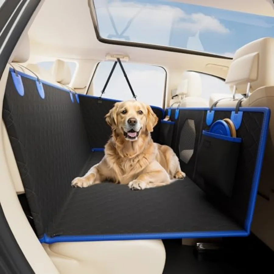 Dog Car Seat Cover for Back Seat with Hard Bottom Back Seat Extender for Dogs Supports 400lb Pet Cover with Mesh Window Travel
Dog Car Seat Cover for Back Seat with Hard Bottom Back Seat Extender for Dogs Supports 400lb Pet Cover with Mesh Window Travel