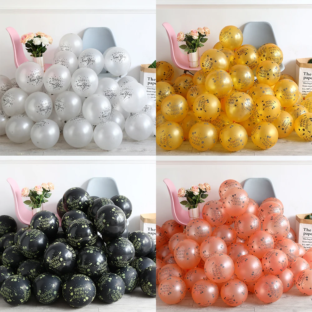 10/20pcs 12inch Shiny Pearl Happy New Year Printed Thickened Latex Balloons Merry Christmas Happy New Year 2023 Decorated Ballon
10/20pcs 12inch Shiny Pearl Happy New Year Printed Thickened Latex Balloons Merry Christmas Happy New Year 2023 Decorated Ballon