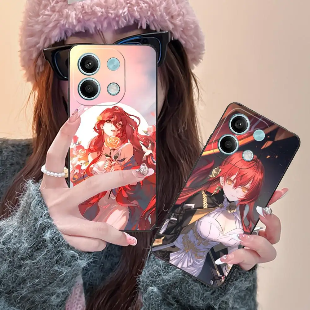 Чехол для телефона Honkai Impact Himeko для Xiaomi Redmi Note 14 13 12 11 A5 3 2 1 Pro Plus 4G 5G с цветной печатью, защитные мобильные телефоны 
Чехол для телефона Honkai Impact Himeko для Xiaomi Redmi Note 14 13 12 11 A5 3 2 1 Pro Plus 4G 5G с цветной печатью, защитные мобильные телефоны