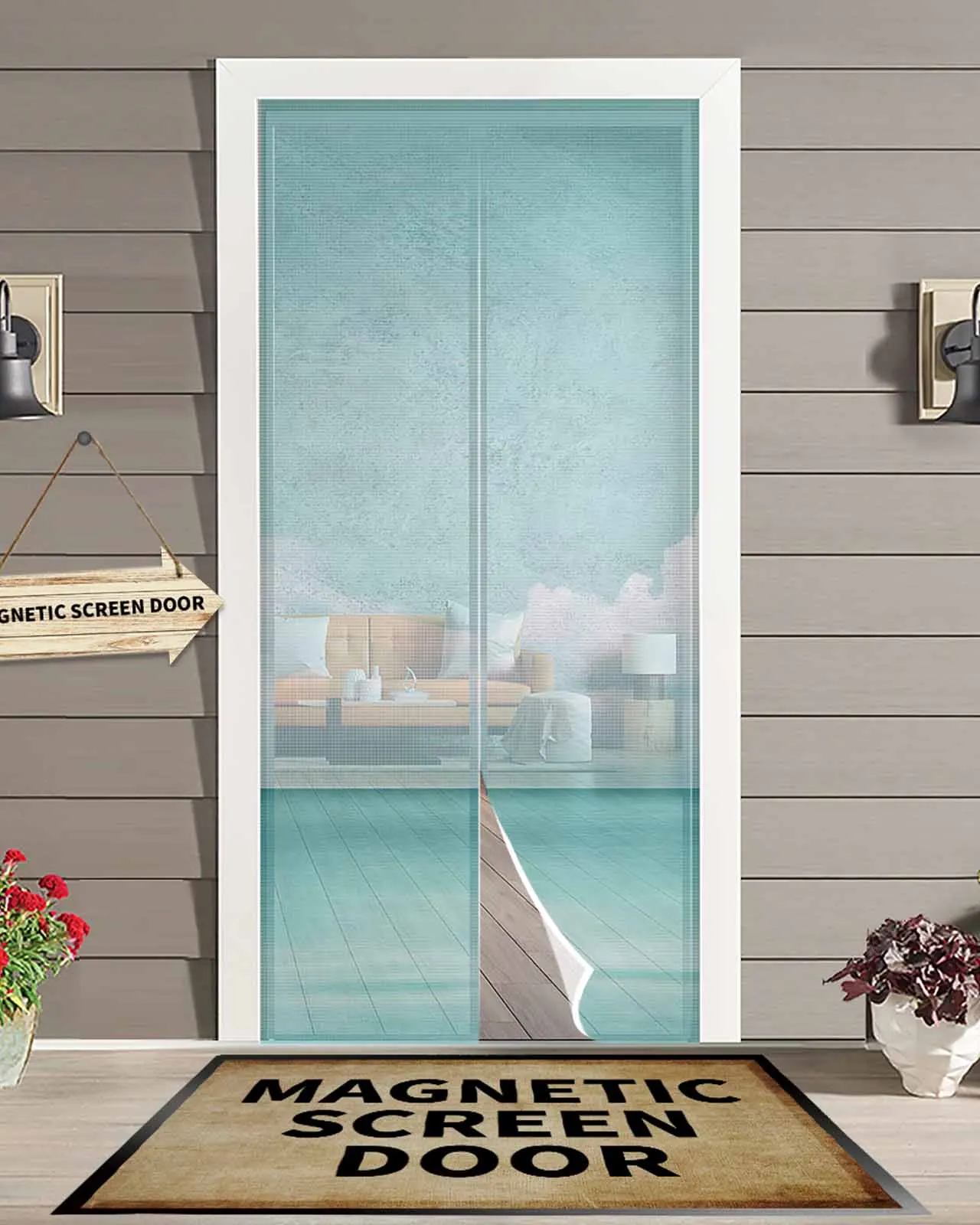 Vintage Sky Clouds Magnetic Door Curtain Living Room Bedroom Home Anti-mosquito Screen Door Curtain
Vintage Sky Clouds Magnetic Door Curtain Living Room Bedroom Home Anti-mosquito Screen Door Curtain
