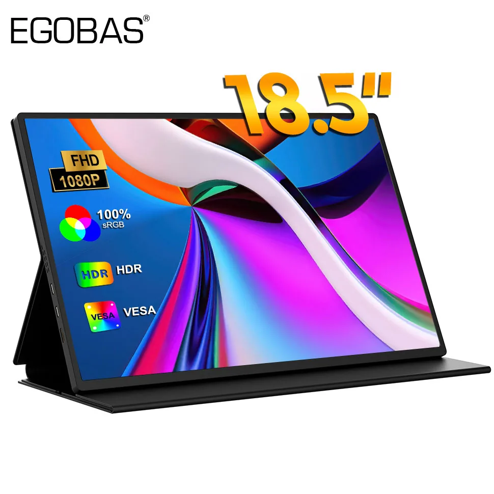 EGOBAS 18,5 дюймов 1080P 4K FHD VESA портативный мини-монитор 100% sRGB 300cd/м2 3 мс отклик расширенный экран игровой монитор с динамиками
EGOBAS 18,5 дюймов 1080P 4K FHD VESA портативный мини-монитор 100% sRGB 300cd/м2 3 мс отклик расширенный экран игровой монитор с динамиками