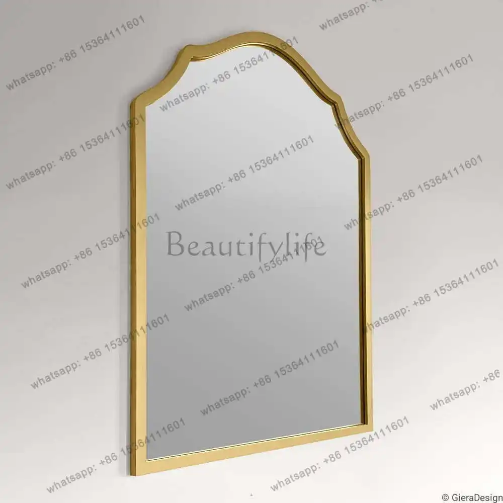 French light luxury art wall-mounted mirror retro elegant wind bathroom decorative mirror
French light luxury art wall-mounted mirror retro elegant wind bathroom decorative mirror