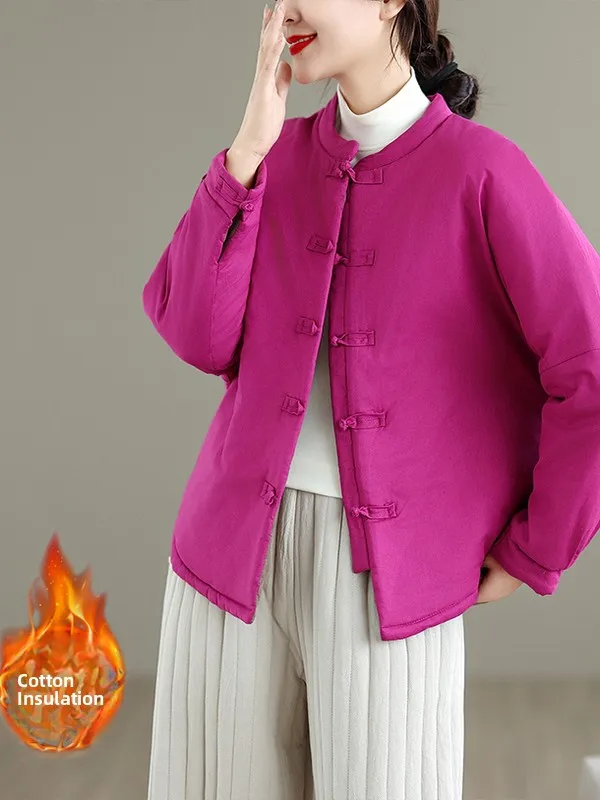 2025 Winter Women's Cotton Jaet National Sle Collar Button Pure Cotton Stand Collar Versatile High-End Feeling Matching
2025 Winter Women's Cotton Jaet National Sle Collar Button Pure Cotton Stand Collar Versatile High-End Feeling Matching