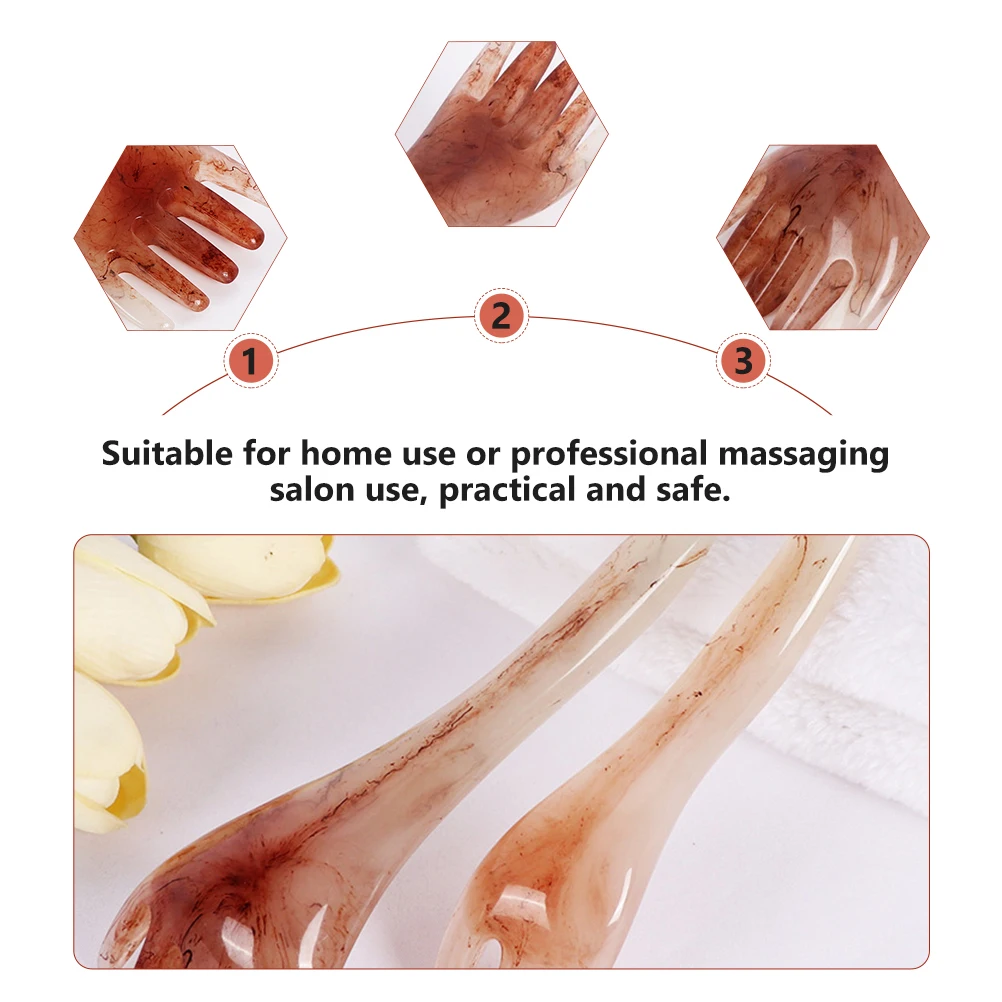 2Pcs Head Massage Comb Scraper Set Smooth Edge Scalp Massager Guasha Therapy Tool Accelerate Blood Circulation Relaxation
2Pcs Head Massage Comb Scraper Set Smooth Edge Scalp Massager Guasha Therapy Tool Accelerate Blood Circulation Relaxation