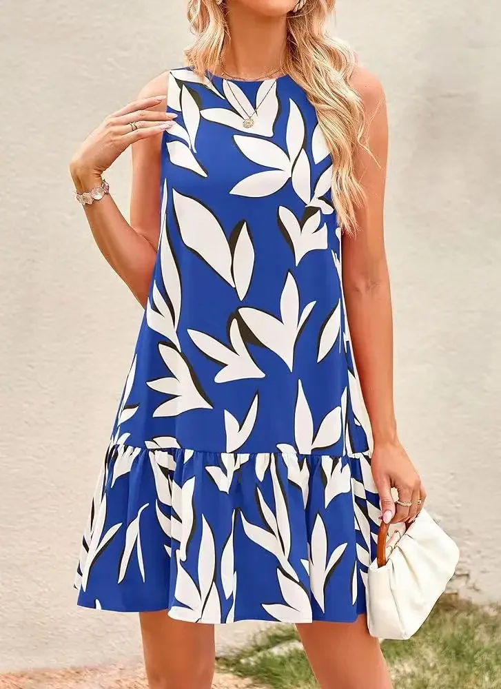 Sleeveless Dress Women's Clothing 2024 Streetwear Open Back Printed Round Neck Dresses Casual Pullover High Waist Skirt Female
Sleeveless Dress Women's Clothing 2024 Streetwear Open Back Printed Round Neck Dresses Casual Pullover High Waist Skirt Female