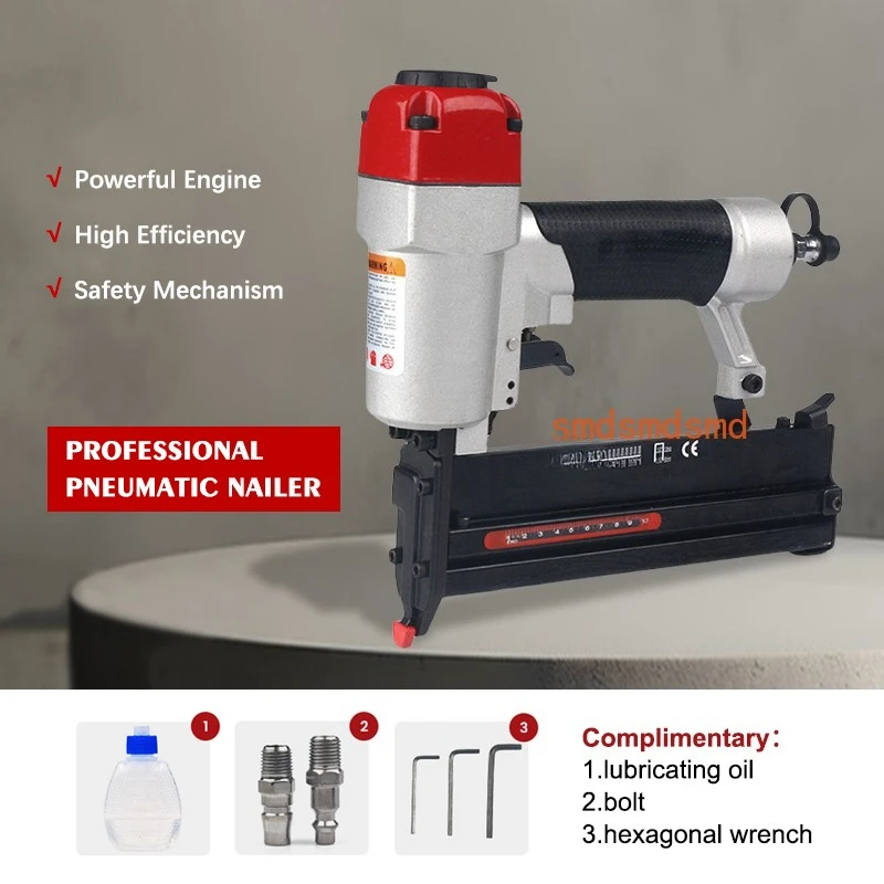 Pneumatic nail machine 2-in-one nail gun and nail machine for carpentry, DIY projects, carpentry
Pneumatic nail machine 2-in-one nail gun and nail machine for carpentry, DIY projects, carpentry
