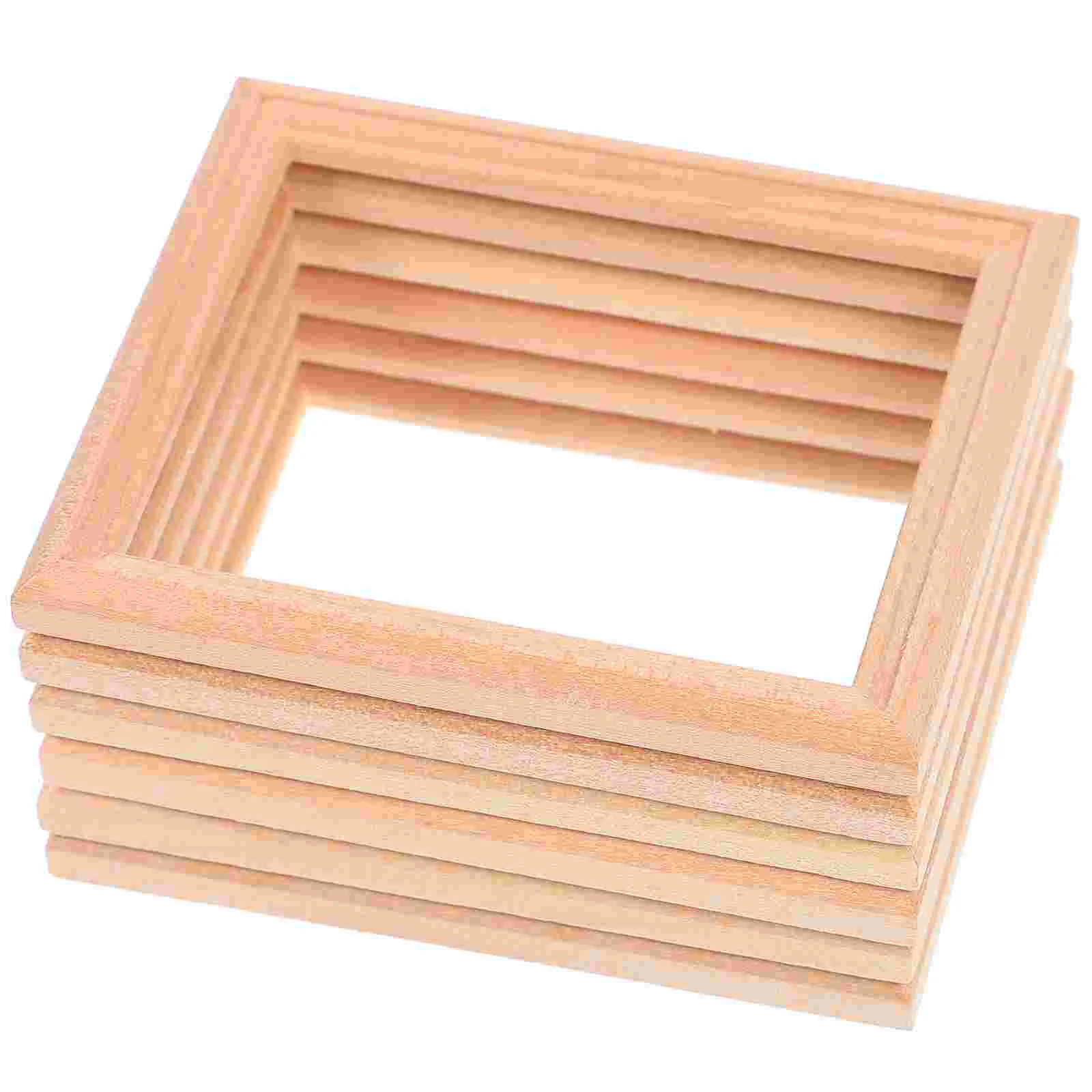 6 Pcs Miniature Album Figurines Wooden Ornament Photo Frame Decor Small Household
6 Pcs Miniature Album Figurines Wooden Ornament Photo Frame Decor Small Household