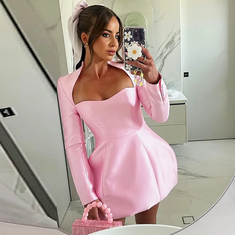 2025Spring New Sweet Fresh Square Collar Long Sleeve High Waist Slimming Word Dress Skirt
2025Spring New Sweet Fresh Square Collar Long Sleeve High Waist Slimming Word Dress Skirt