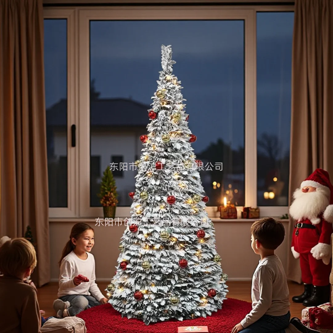 120/150/180/210cm Folding Christmas Tree with Snowflakes And Glowing Lights for Home Decoration Festive Yuletide Design
120/150/180/210cm Folding Christmas Tree with Snowflakes And Glowing Lights for Home Decoration Festive Yuletide Design