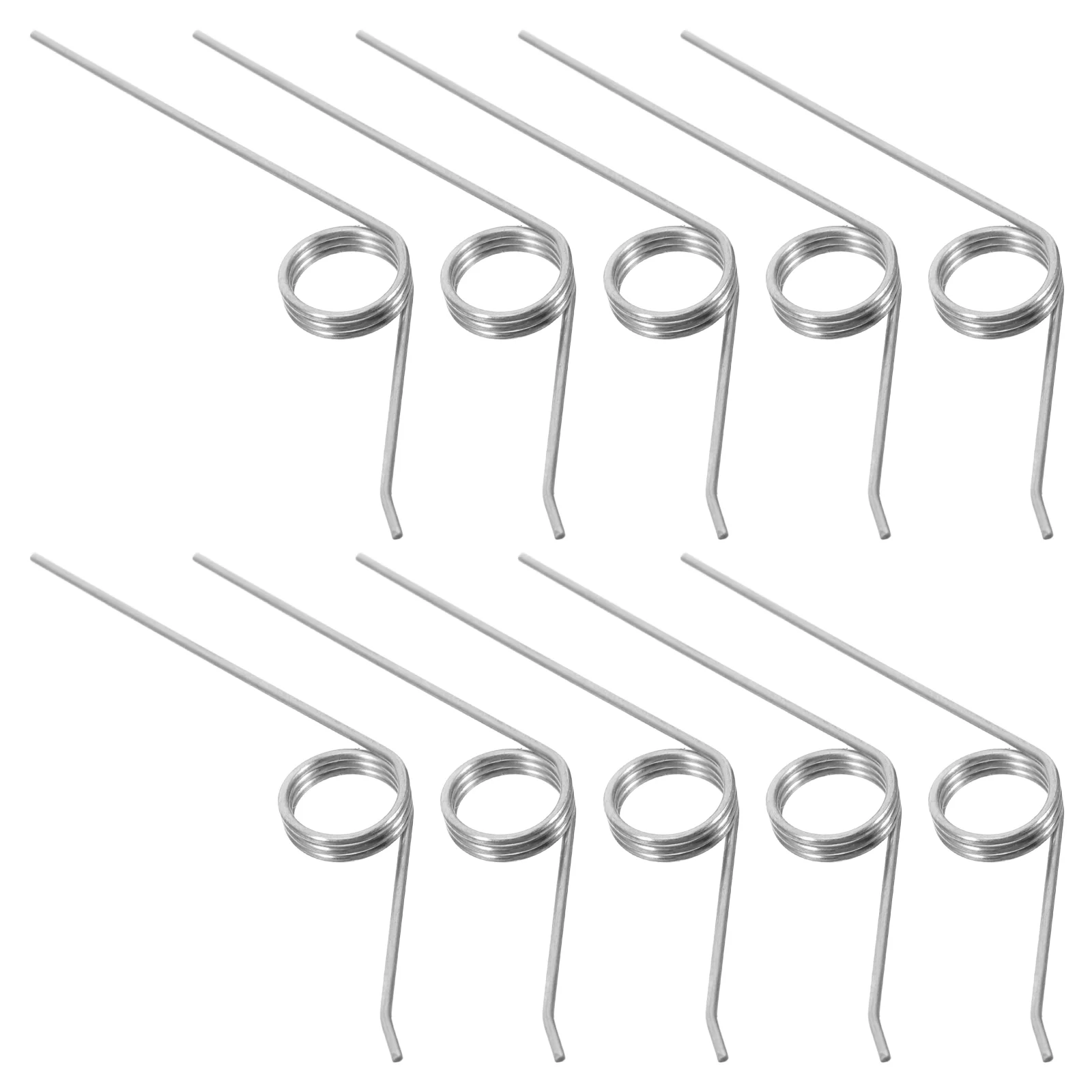 10 Pcs Steel Small Torsional Spring Silver Stainless Durability Easy Installation Versatile Garbage Cans Restores Normal Use
10 Pcs Steel Small Torsional Spring Silver Stainless Durability Easy Installation Versatile Garbage Cans Restores Normal Use