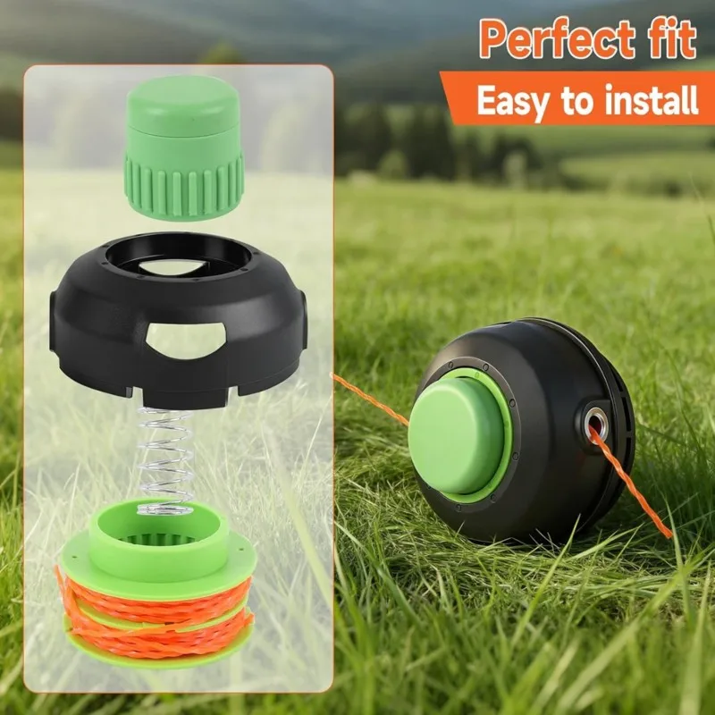 ABUG-Replacement Spool Head Assembly AH1300 2PCS For EGO Power+ ST1500 Electric String Trimmer Heads
ABUG-Replacement Spool Head Assembly AH1300 2PCS For EGO Power+ ST1500 Electric String Trimmer Heads