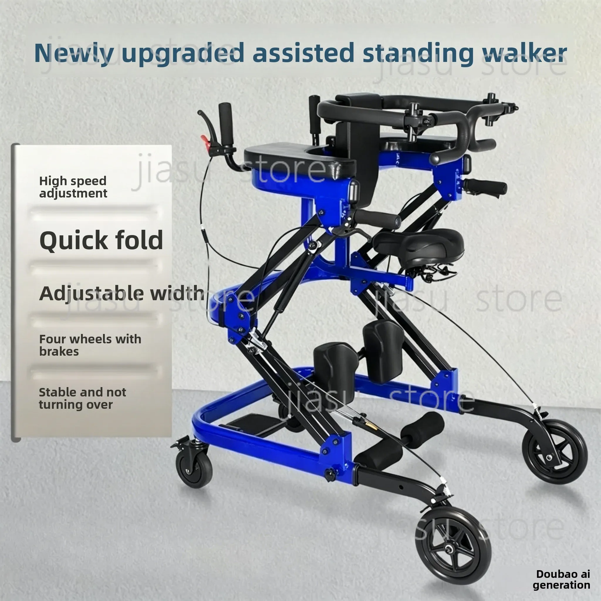 Multifunctional Adult Walker - Seniors Walking Aid & Rehabilitation Equipment with Lower Limb Training & Standing Support
Multifunctional Adult Walker - Seniors Walking Aid & Rehabilitation Equipment with Lower Limb Training & Standing Support