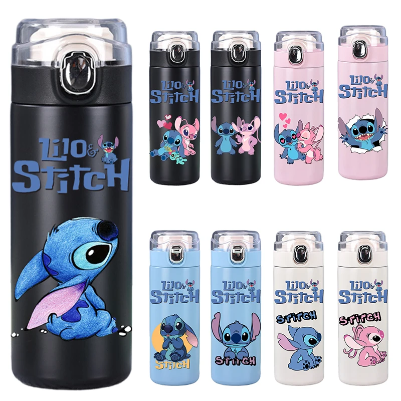 400ML Disney Lilo Stitch Water Bottle Thermos Bottle Stainless Steel Thermal Cup Bouncing Drinking Cup Outdoor Sports Water Cup
400ML Disney Lilo Stitch Water Bottle Thermos Bottle Stainless Steel Thermal Cup Bouncing Drinking Cup Outdoor Sports Water Cup