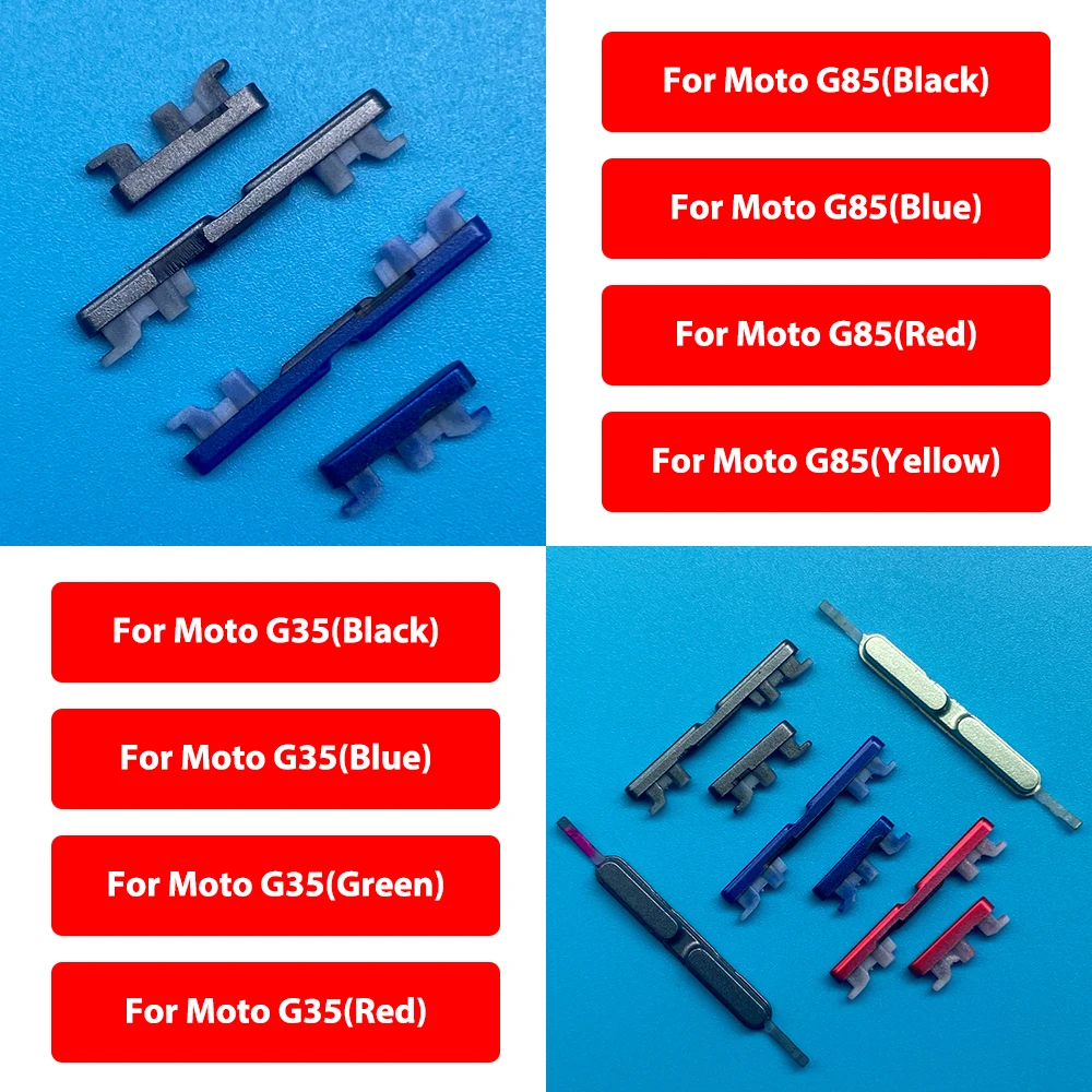 10Pcs , NEW For Moto G24 G35 G45 G85 On Off Power Up Down Volume Side Key Button Replacement Parts
10Pcs , NEW For Moto G24 G35 G45 G85 On Off Power Up Down Volume Side Key Button Replacement Parts