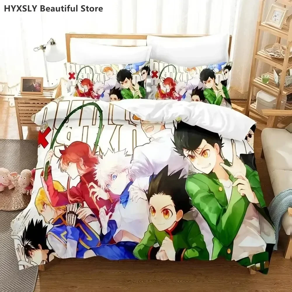 Hunter X Hunter 3D Bedding Set Japanese Anime Twin Queen King Quilt Cover Pillowcases Polyester for Boys Cover Sets
Hunter X Hunter 3D Bedding Set Japanese Anime Twin Queen King Quilt Cover Pillowcases Polyester for Boys Cover Sets