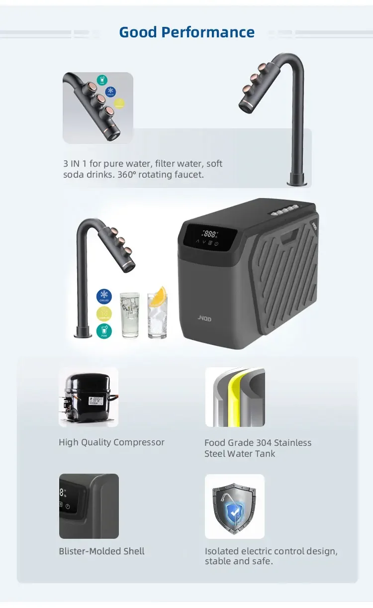 2025 Hot SaleClassic Stainless Steel Instant Chilled Sparkling Water Tap Kitchen Faucet Under Counter Hot Cold Water Purifier Di
2025 Hot SaleClassic Stainless Steel Instant Chilled Sparkling Water Tap Kitchen Faucet Under Counter Hot Cold Water Purifier Di