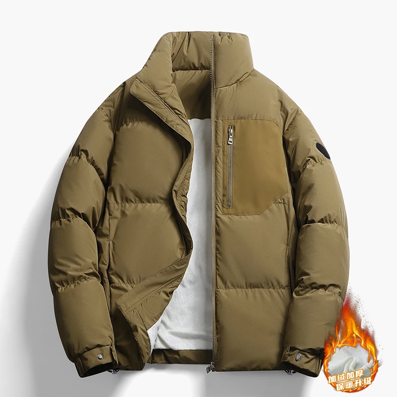 Padded Warm Coats Fleece Windproof Mens Parkas Clothes Men Jacket 2024 Winter New ParkasTrendy Couple Casual Outwear Male
Padded Warm Coats Fleece Windproof Mens Parkas Clothes Men Jacket 2024 Winter New ParkasTrendy Couple Casual Outwear Male