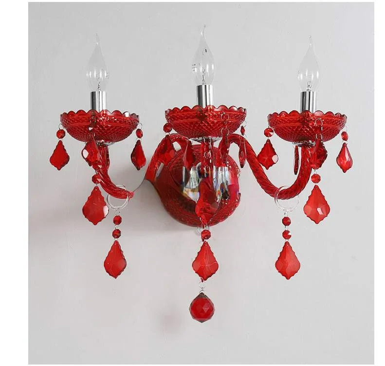 Free Shipping Crystal wall lamp Modern Living Room light Red Color Beside l Lighting Sconce
Free Shipping Crystal wall lamp Modern Living Room light Red Color Beside l Lighting Sconce