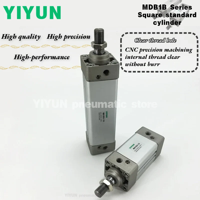 1pc MDB1B80 MDB1B50-150 175 200 250 300 350 400 450 500 600 MDB1B80-300 YIYUN Pneumatic Square Slide Cylinder MDB1B Series
1pc MDB1B80 MDB1B50-150 175 200 250 300 350 400 450 500 600 MDB1B80-300 YIYUN Pneumatic Square Slide Cylinder MDB1B Series