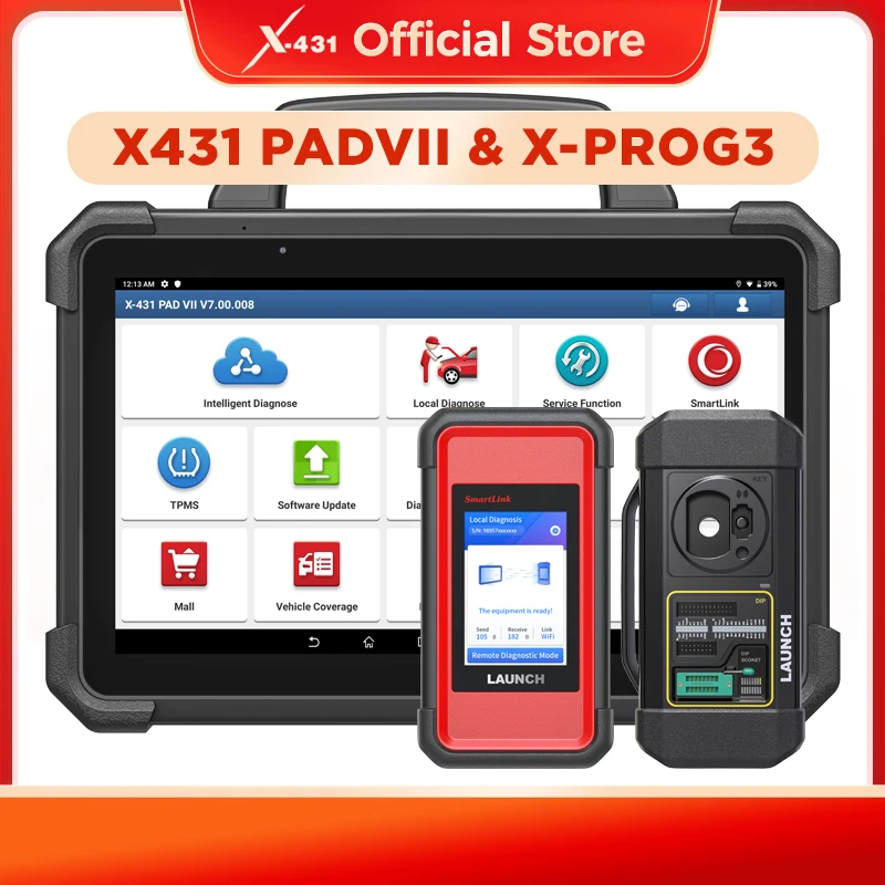 X-431 X431 PAD7 и X-PROG3 LAUNCH PADVII X-PROG3 ECU Онлайн-программирование Ключевое программирование Инструмент для всех потерянных ключей 2-летнее бесплатное обновление
X-431 X431 PAD7 и X-PROG3 LAUNCH PADVII X-PROG3 ECU Онлайн-программирование Ключевое программирование Инструмент для всех потерянных ключей 2-летнее бесплатное обновление