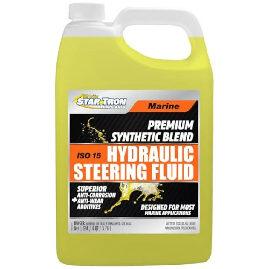 Гидравлическая жидкость для рулевого управления Star Tron Premium Synthetic Blend ISO 15, морской класс 
Гидравлическая жидкость для рулевого управления Star Tron Premium Synthetic Blend ISO 15, морской класс