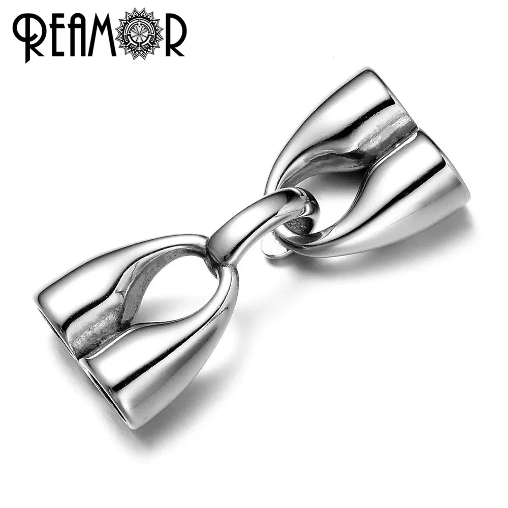 REAMOR 2pcs Stainless steel Bracelet Clasp Connectors Charms Fit 5mm Leather Cord Bracelet DIY Jewelry Making Findings Wholesale
REAMOR 2pcs Stainless steel Bracelet Clasp Connectors Charms Fit 5mm Leather Cord Bracelet DIY Jewelry Making Findings Wholesale