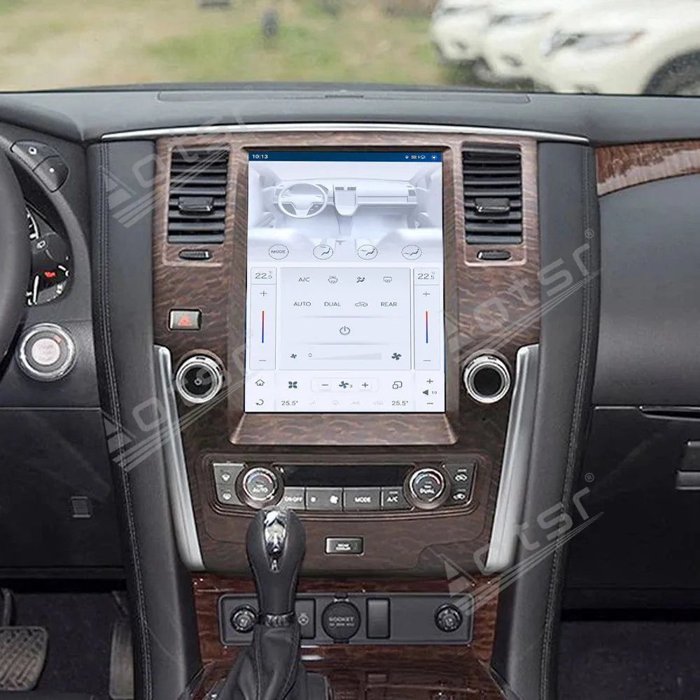 12,1-дюймовый автомобильный радиоприемник для Nissan Patrol 2012-2019, беспроводной мультимедийный плеер Carplay, экран, GPS-навигация, BT, автомобильные аксессуары
12,1-дюймовый автомобильный радиоприемник для Nissan Patrol 2012-2019, беспроводной мультимедийный плеер Carplay, экран, GPS-навигация, BT, автомобильные аксессуары