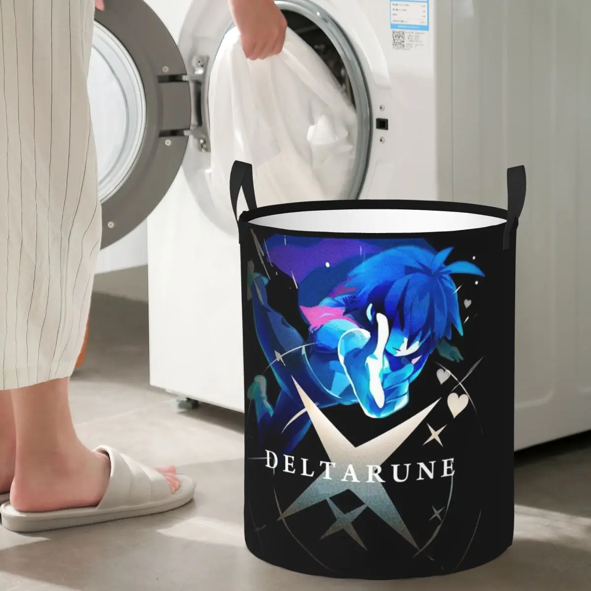 Deltarune Foldable Laundry Baskets Dirty Clothes Sundries Storage Basket Large Waterproof Hamper
Deltarune Foldable Laundry Baskets Dirty Clothes Sundries Storage Basket Large Waterproof Hamper