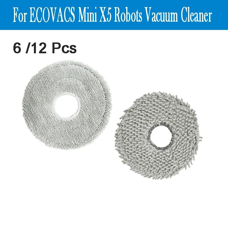 Mop Cloth 10.9cm 11.5cm 6pcs/12pcs Robot Vacuum Cleaner Mop For ECOVACS Mini X5 Robot Vacuum Cleaner Mop Pads Accessories Parts
Mop Cloth 10.9cm 11.5cm 6pcs/12pcs Robot Vacuum Cleaner Mop For ECOVACS Mini X5 Robot Vacuum Cleaner Mop Pads Accessories Parts