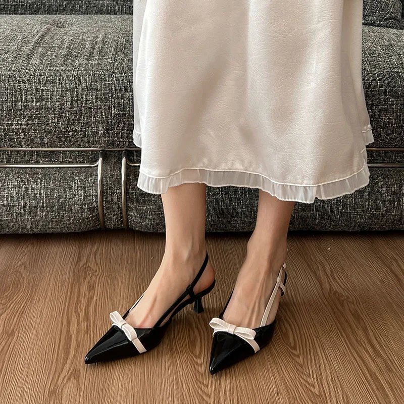 Fashion Pointed Toe Women Heels Sandal Pumps New 2026 Spring Summer Female Butterfly-Knot Elegant Ladies Thin Heels Sandals Shoe
Fashion Pointed Toe Women Heels Sandal Pumps New 2026 Spring Summer Female Butterfly-Knot Elegant Ladies Thin Heels Sandals Shoe
