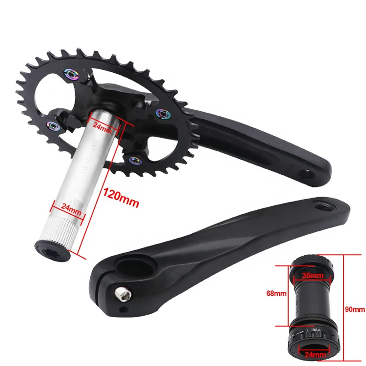 High Quality CNC Narrow Wide Chainwheel Mountain Bicycle Crankset Cheap BCD104 Chain Ring 170mm Crank Hollow With BBATU&UTV
High Quality CNC Narrow Wide Chainwheel Mountain Bicycle Crankset Cheap BCD104 Chain Ring 170mm Crank Hollow With BBATU&UTV