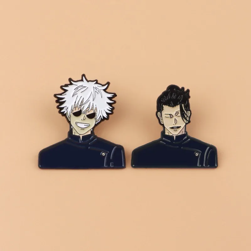 2 шт. Горячая новинка: значки из сплава по аниме Jujutsu Kaisen, милые мультяшные персонажи Годжо Сатору и Гето Сугуру, креативные броши с принтом, подарок
2 шт. Горячая новинка: значки из сплава по аниме Jujutsu Kaisen, милые мультяшные персонажи Годжо Сатору и Гето Сугуру, креативные броши с принтом, подарок